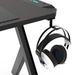 RGB Gaming Desk Y Shape Black 100cm EK-GD-100-AL