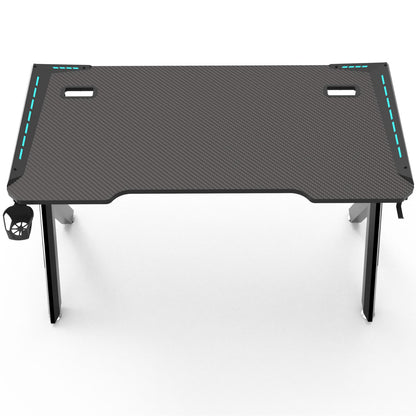 Rgb Gaming Desk Y Shape Black 100Cm