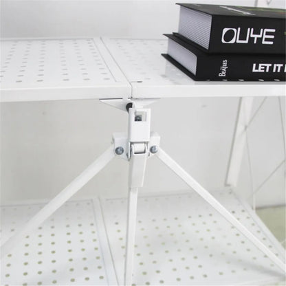 Foldable Storage Shelf 3 Tier (White)