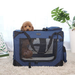 FEANDREA Dog Kennel Transport Box Folding Fabric Pet Carrier 70cm