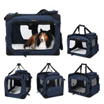 FEANDREA Dog Kennel Transport Box Folding Fabric Pet Carrier 70cm