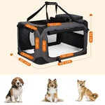 FEANDREA Dog Kennel Transport Box Folding Fabric Pet Carrier 70cm