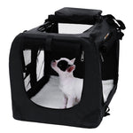 FEANDREA Dog Kennel Transport Box Folding Fabric Pet Carrier 70cm