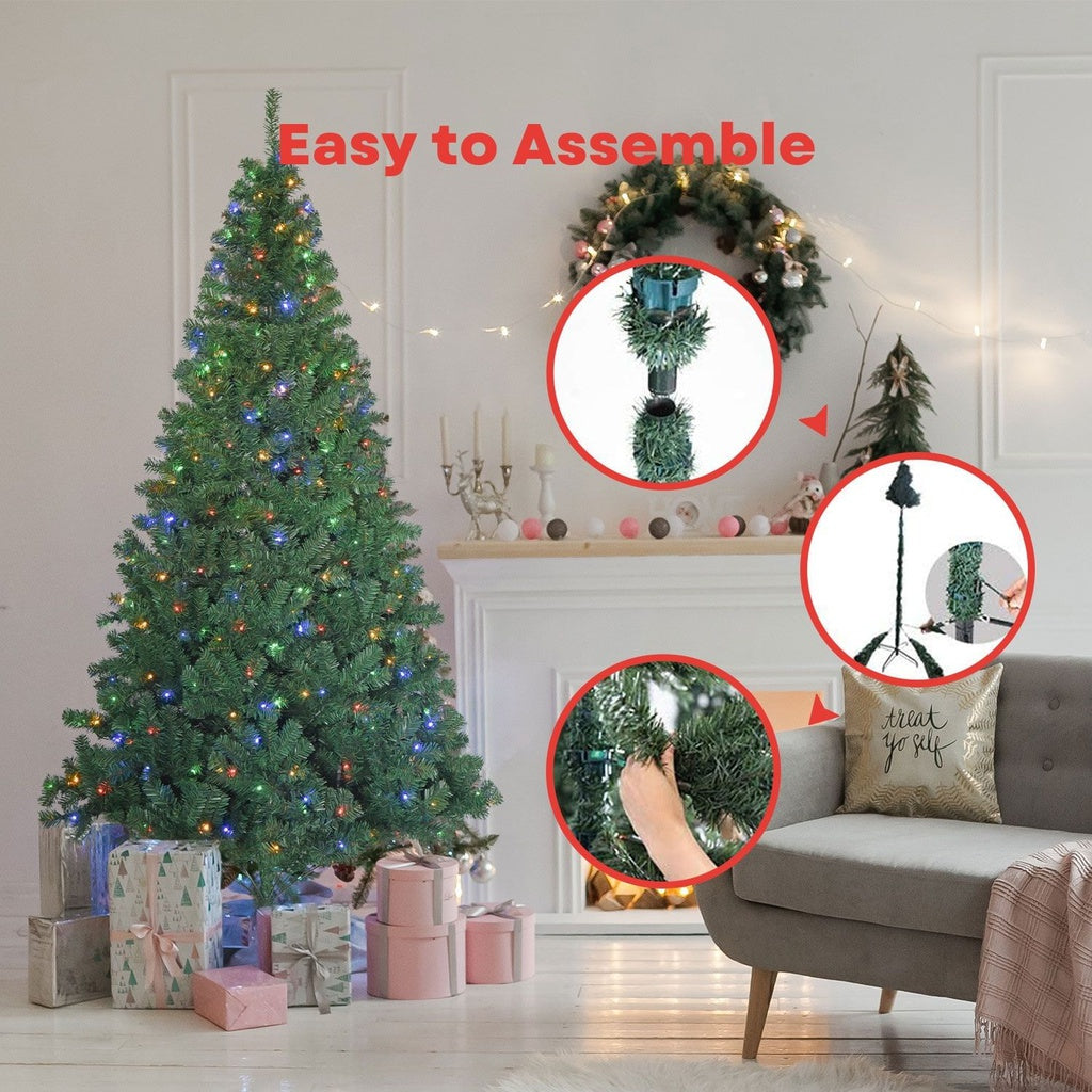 2.1M Christmas Tree With 4 Colour Led