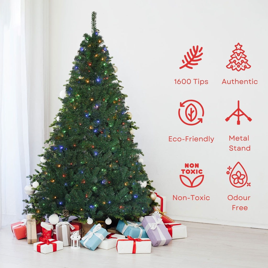 2.4M Christmas Tree With 4 Colour Led
