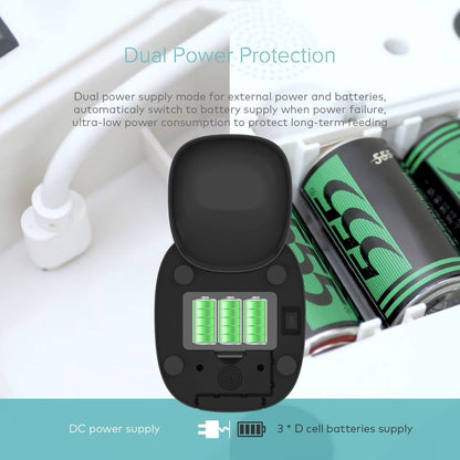 Smart Pet Feeder With Camera - Black -