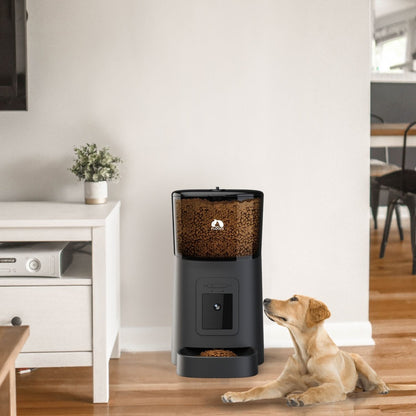 Smart Pet Feeder With Camera - Black -