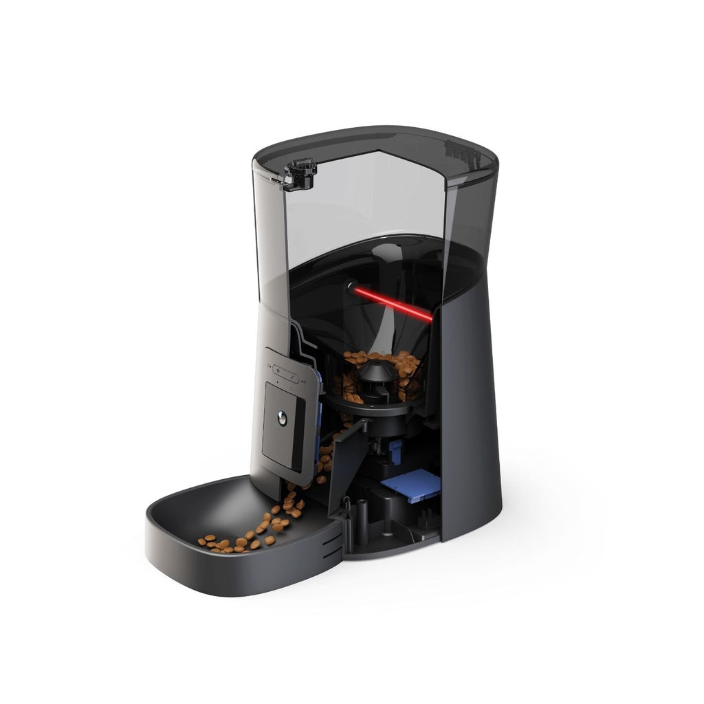 Smart Pet Feeder With Camera - Black -