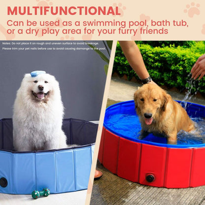 Pet Pool 120Cm*30Cm Xl Red