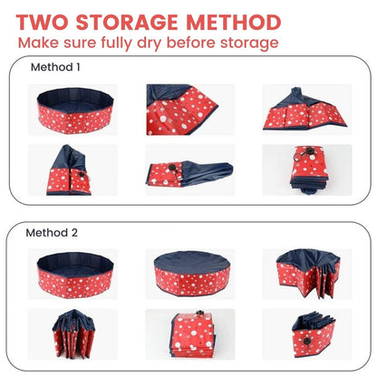 Pet Pool 160Cm*30Cm Red Xxl