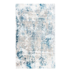 Floor Mat Abstract Blue Grey 160*230Cm