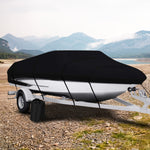 14-16 Ft Waterproof Boat Cover (Black)