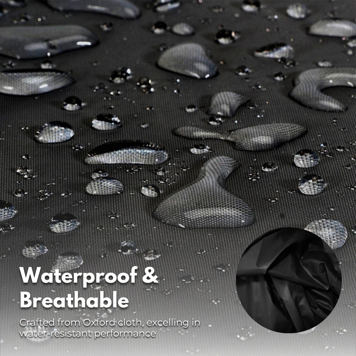14-16 Ft Waterproof Boat Cover (Black)