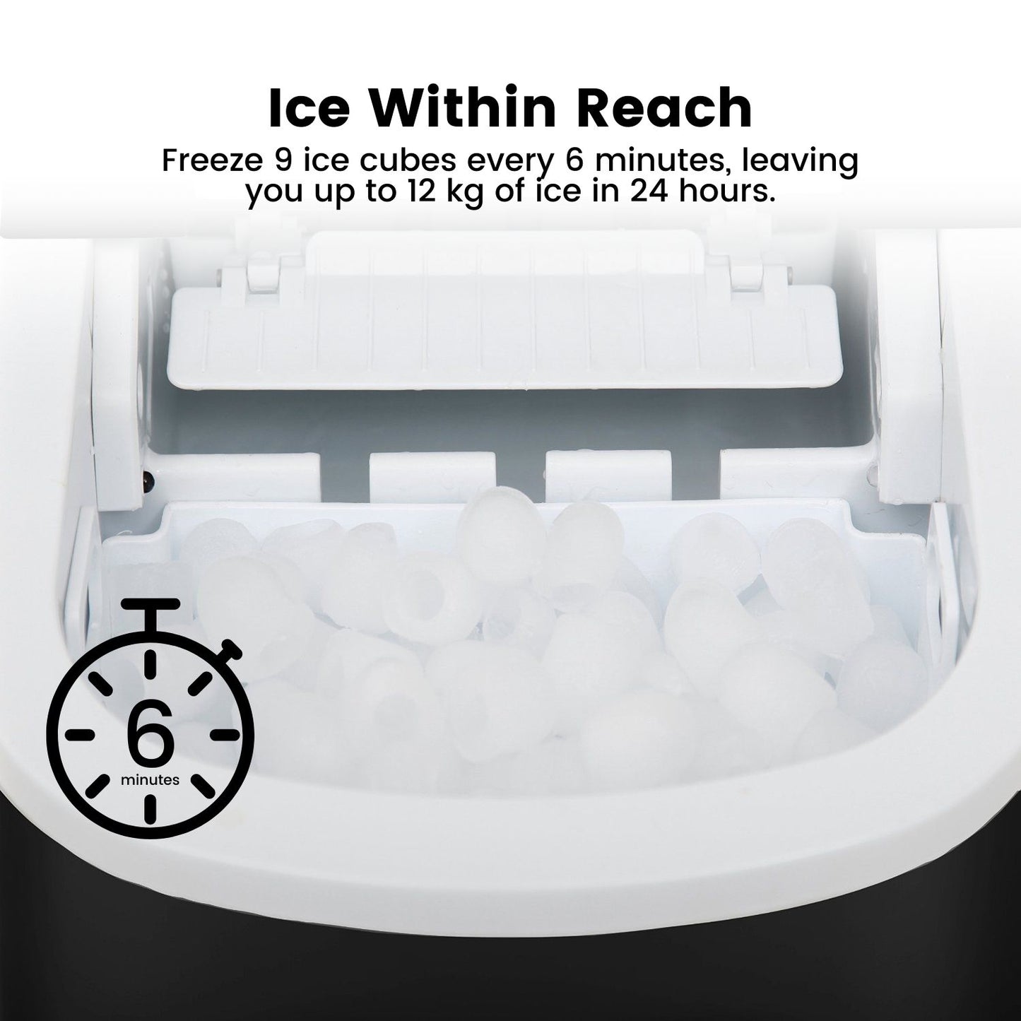 Ice Maker Machine Stainless Steel 2.2L
