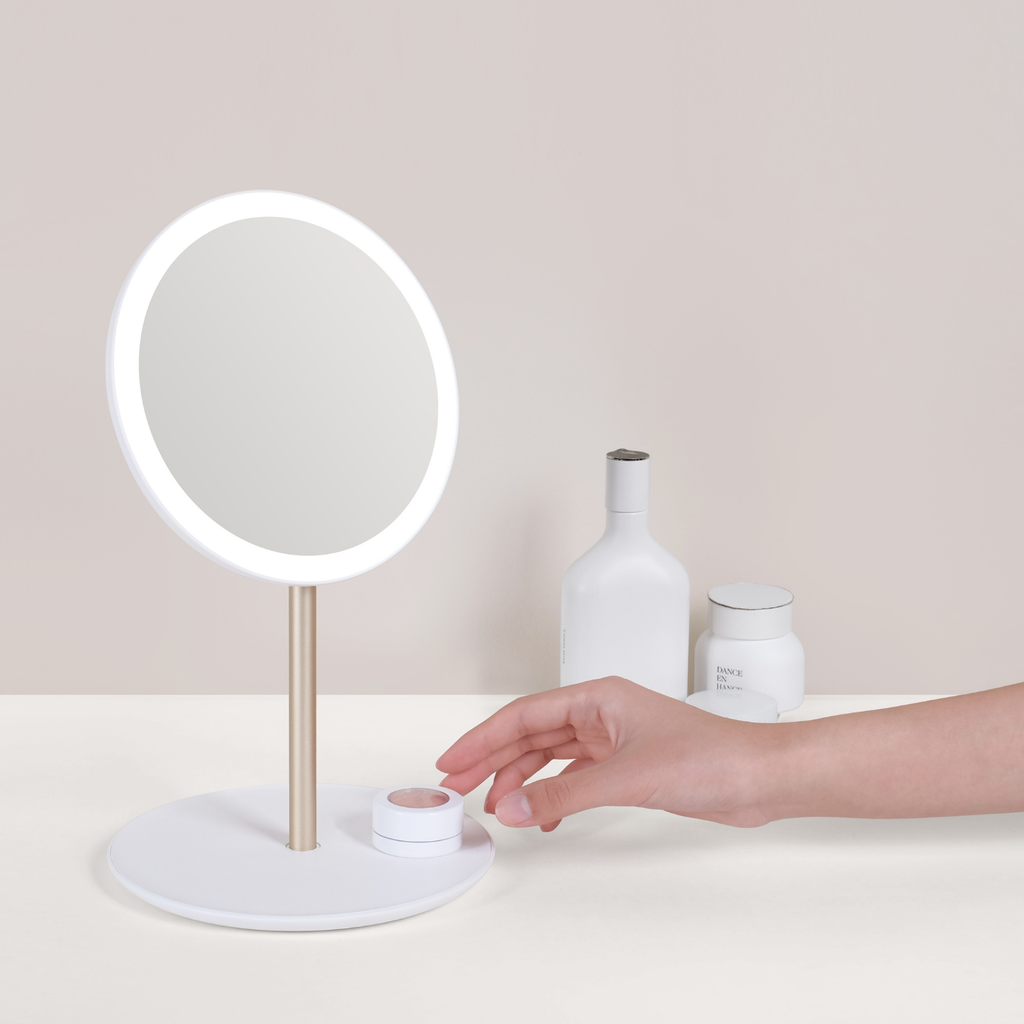 Travel Makeup Mirror Pink