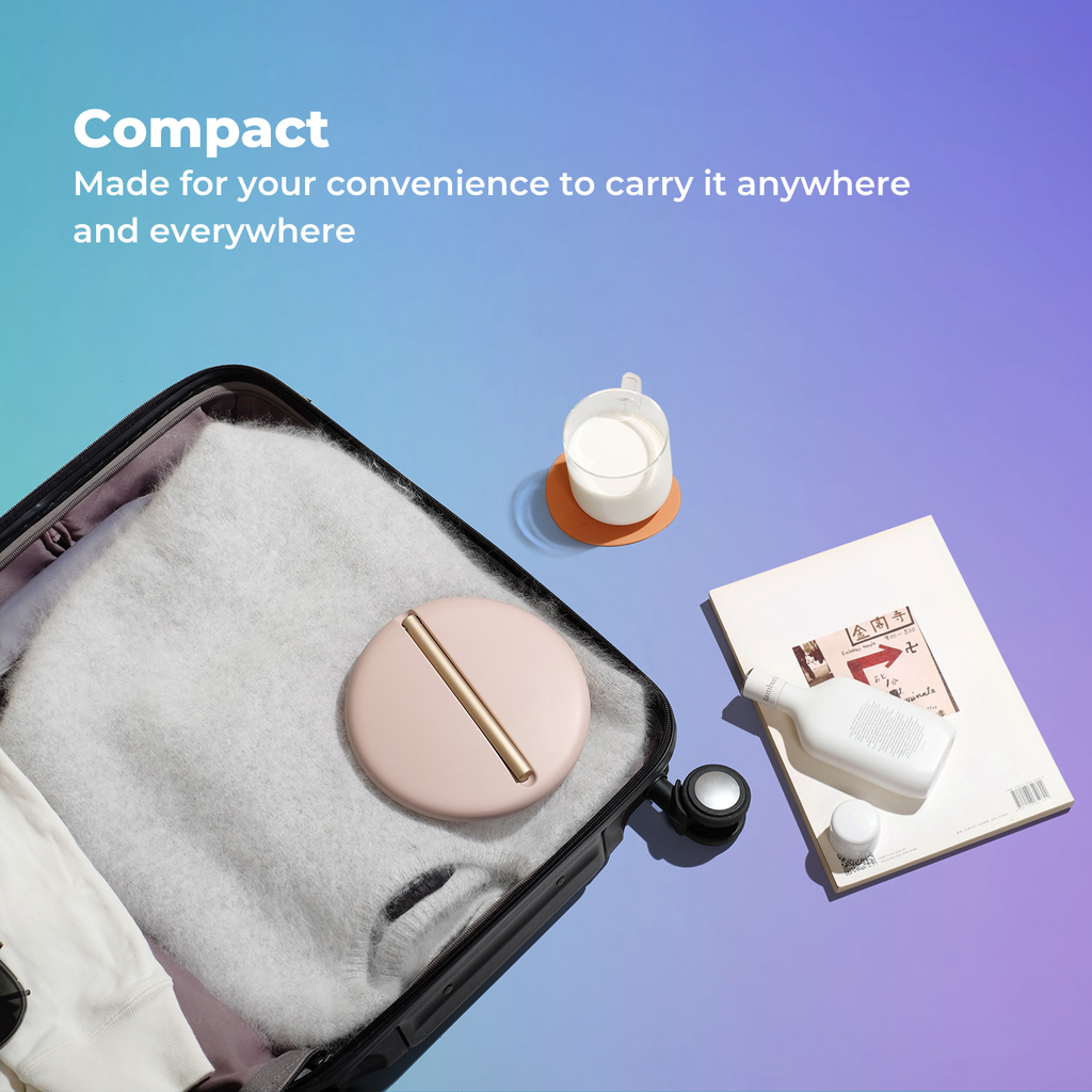 Travel Makeup Mirror Pink