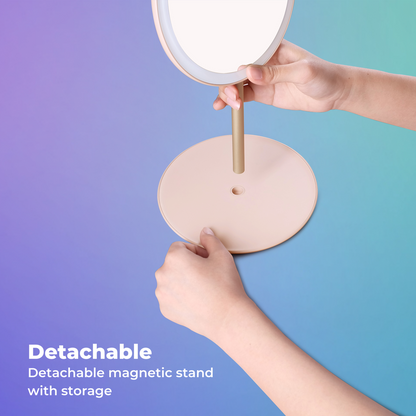 Travel Makeup Mirror Pink