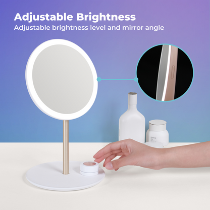 Travel Makeup Mirror Pink
