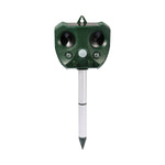 Solar Ultrasonic Animal And Pets Repeller(Green)