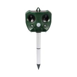 Solar Ultrasonic Animal And Pets Repeller(Green)
