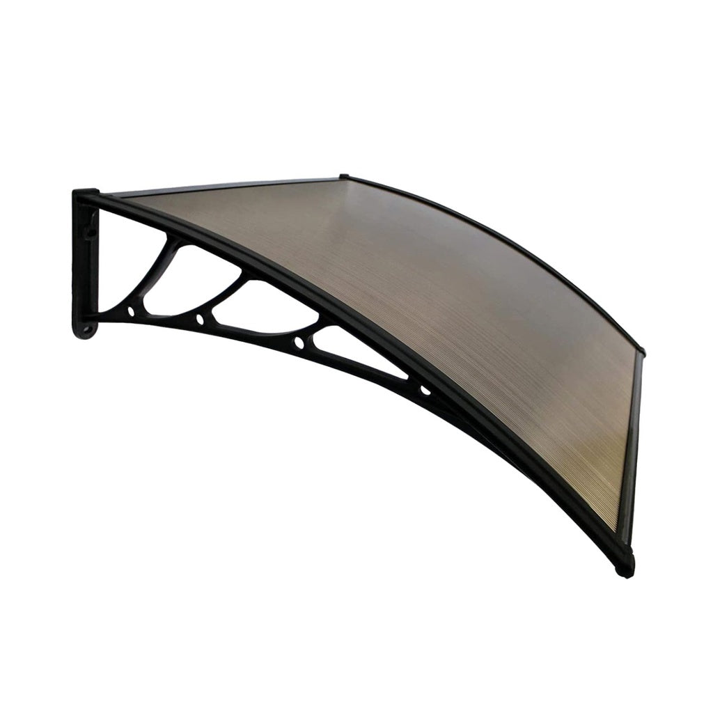 Window Door Awning Canopy Outdoor Uv Patio Rain Cover Tawny 1M X 1.2M Type 1