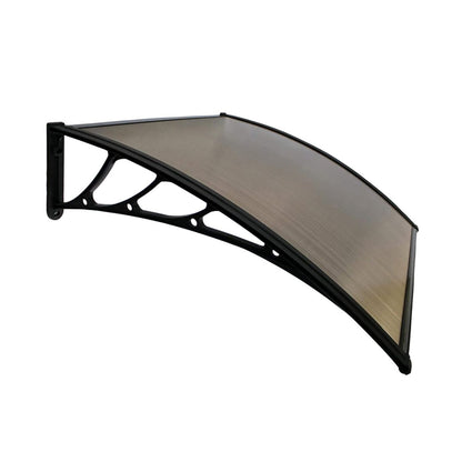 Window Door Awning Canopy Outdoor Uv Patio Rain Cover Tawny 1M X 1.2M Type 1