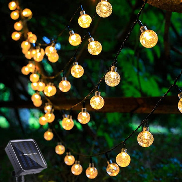  200 Light Bulb Solar String Light (Warm Light)