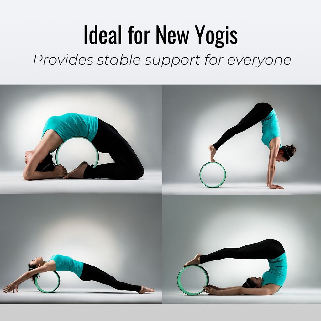 Yoga Wheel 3 Pieces Set ( 3 Yoga Wheel ) (Green)
