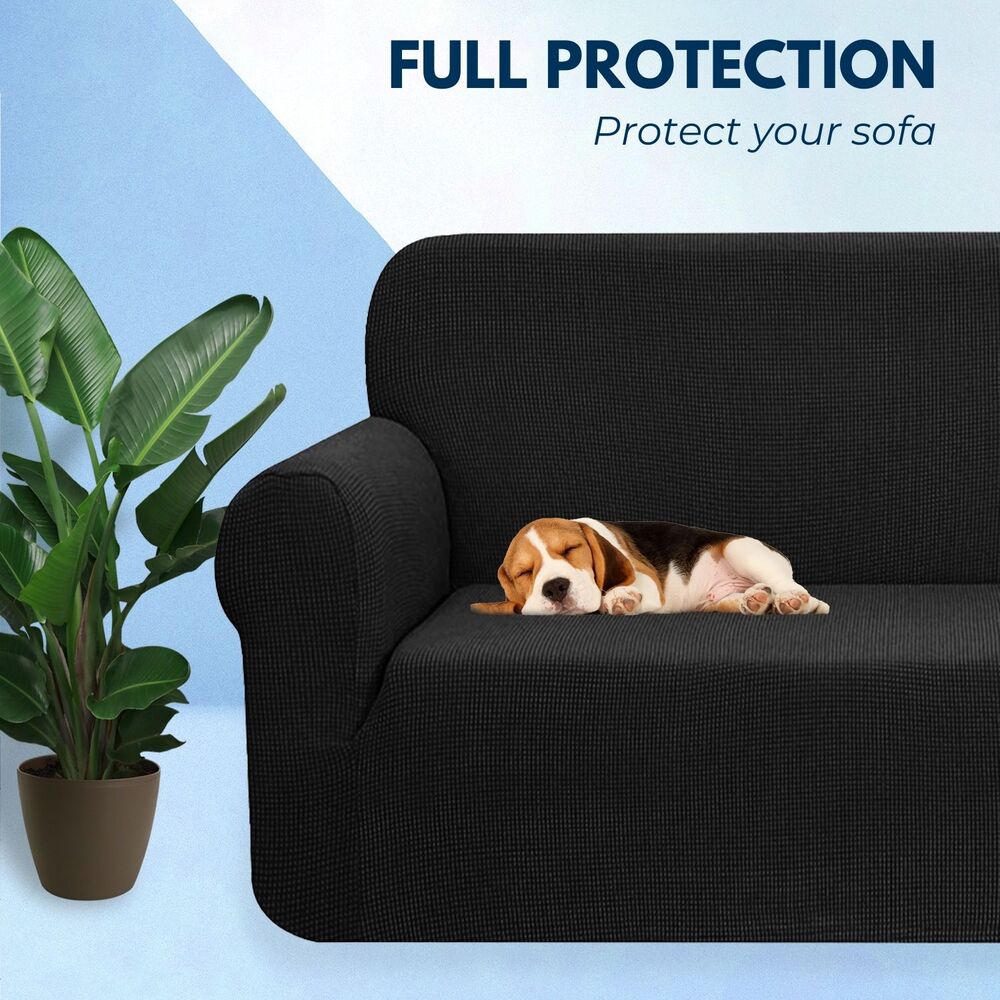 Velvet Sofa Cover 3 Seater (Grey)