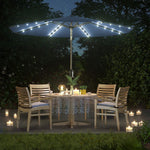 2.7M Patio Outdoor Table Umbrella White