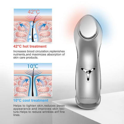 Hot/Cool Sonic Vibration Facial & Eye Massager (Skin Rejuvenator)