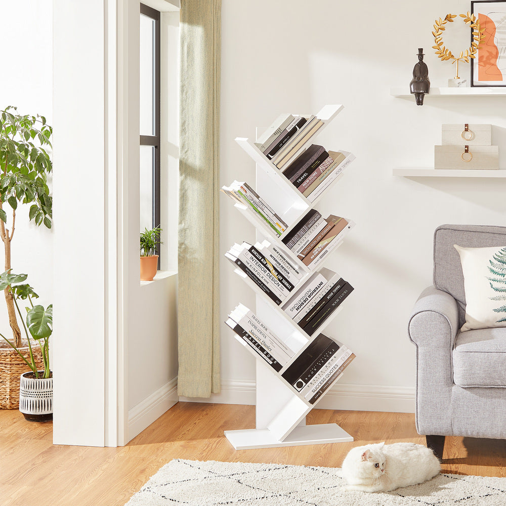 Tree Bookshelf 8 Tier White