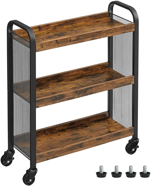  Utility Cart Rustic Brown