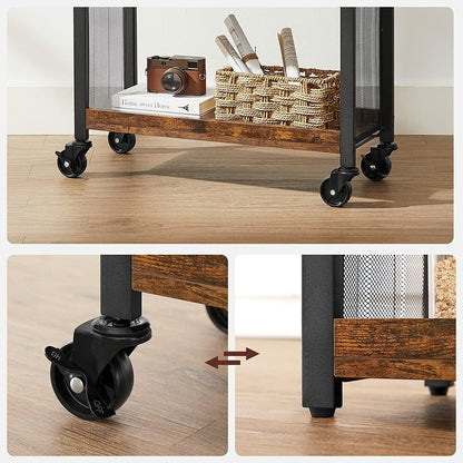 Utility Cart Rustic Brown