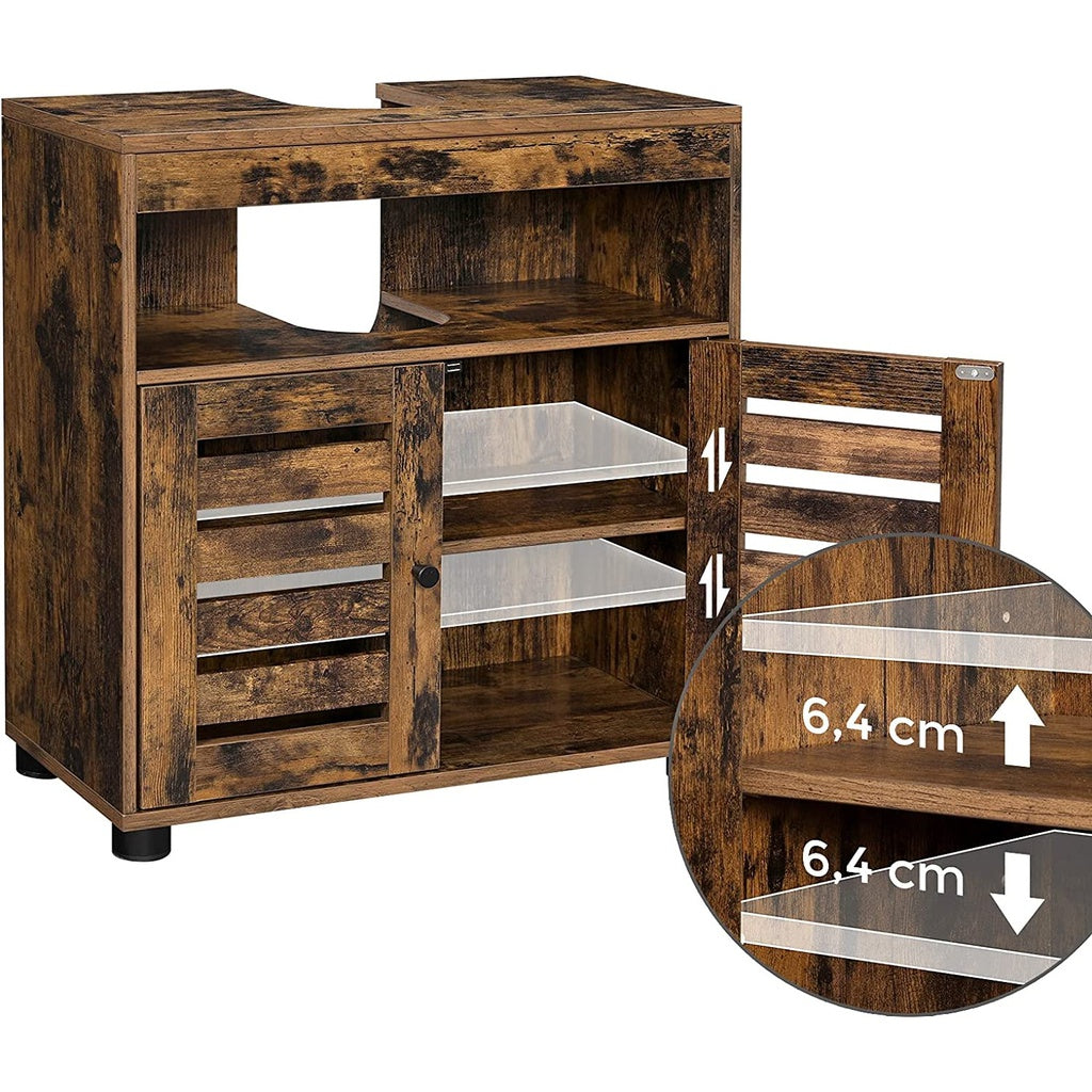 Under Sink Cabinet Rustic Brown BBK04BX