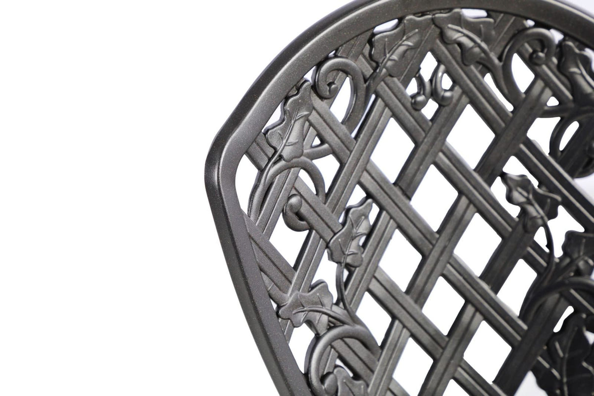 Aluminium Outdoor Chair White 47x50x93cm