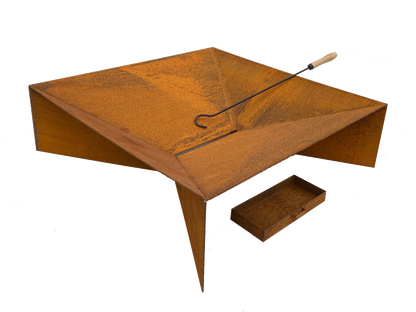 Firepit With Ash Tray With 0.11 Mild Steel"