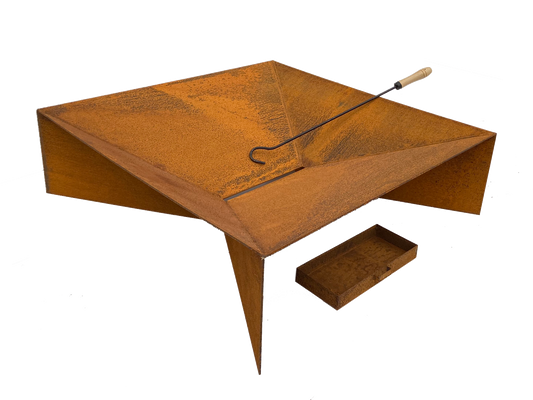 Firepit With Ash Tray With 0.11 Mild Steel"