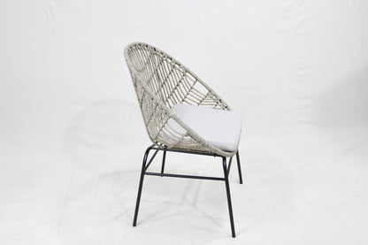 Outdoor Wicker Setting 50x50x40cm