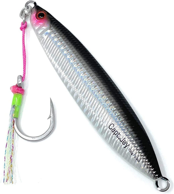  Capt Jay Fishing Saltwater Jigs Set (5Pcs, Mixed Colors)