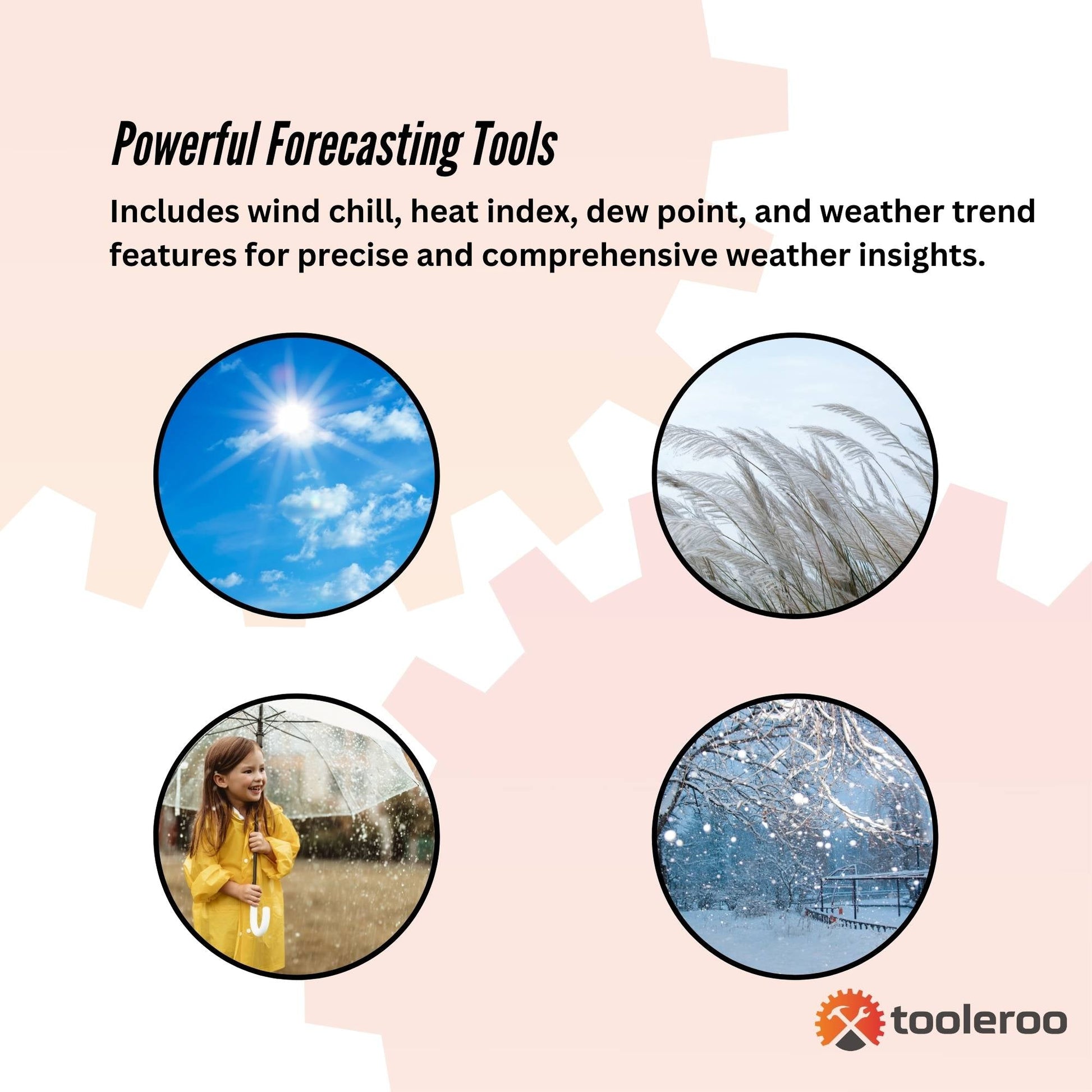 Weather Station 7-in-1 Professional Home Forecast Outdoor Sensor