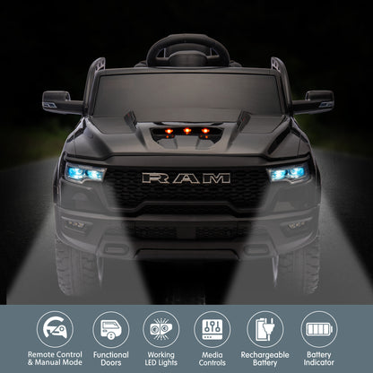 Ram 1500 Rho Kids Electric Ride On Car With Remote Control King Size