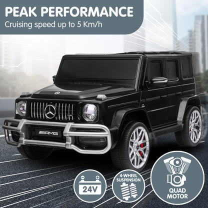 Mercedes Benz Amg G63 Kids Electric Two Seater Ride On Car With