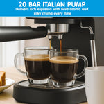 1250mL Capacity  Coffee Machine 20 Bar Espresso Maker