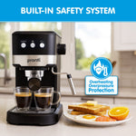 1250mL Capacity  Coffee Machine 20 Bar Espresso Maker