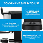 1250mL Capacity  Coffee Machine 20 Bar Espresso Maker