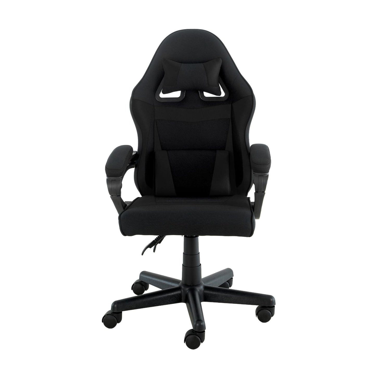 Black chair 58x56x94cm, side view