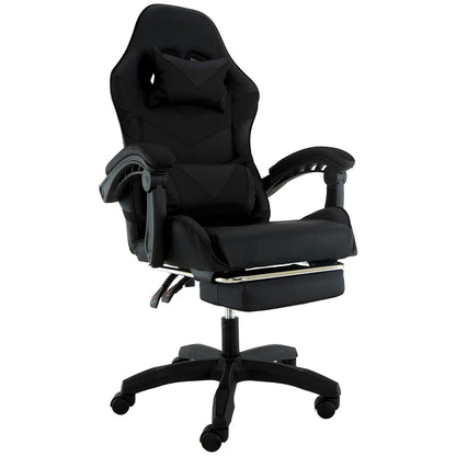 Reclining Office Chair Black 62x56x109cm