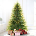 1.2M/1.8M Prelit Everglow Fir Christmas Tree With 150 Led Lights