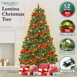 1.2M Prelit Lumina Pine Christmas Tree With 150 Led Lights